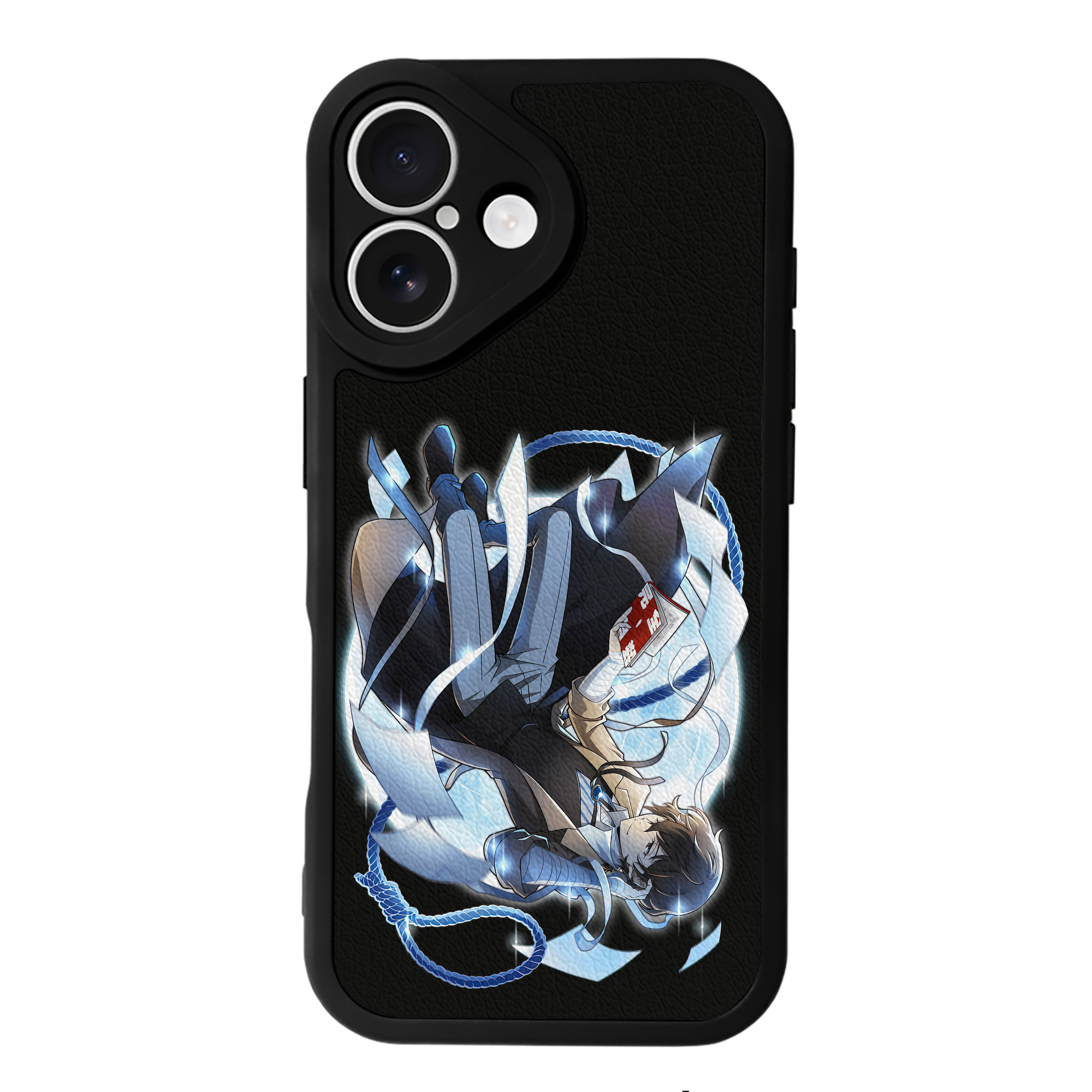 （画像用） 文豪ストレイドッグス Bungo Stray Dogs 【iPhone 16シリーズ対応】シリコンスマホケース（レザー調） 材質：シリコン